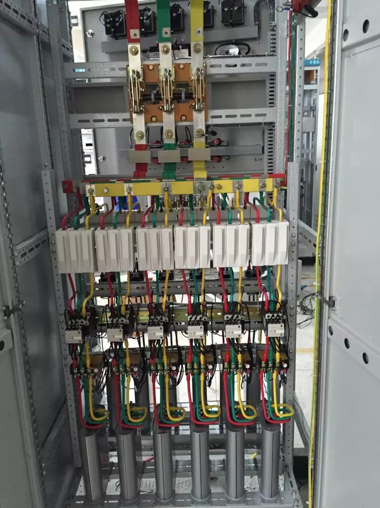 电容柜整体走线做排工艺