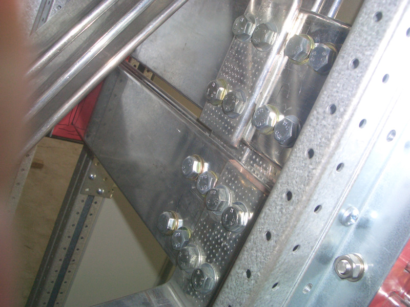 铜排接口处压花工艺