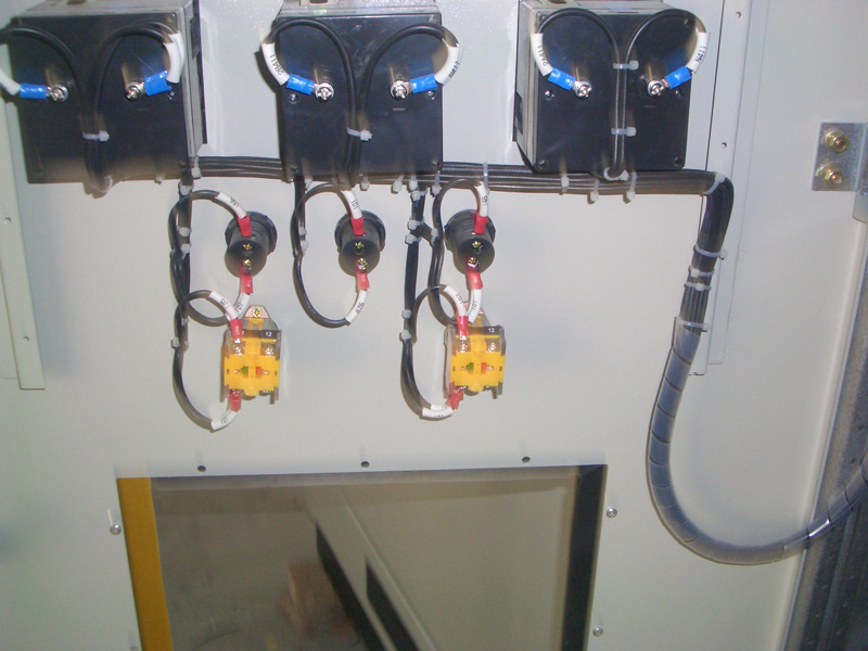 元件上接线折弯工艺整体统一